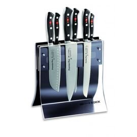 knife block 4KNIVES PREMIER PLUS acrylic magnetic with 6 knives product photo