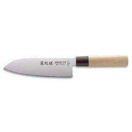 santoku ASIACUT straight blade smooth cut | blade length 16 cm product photo