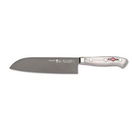 santoku PREMIER WACS straight blade smooth cut  | riveted | nacre | blade length 18 cm product photo