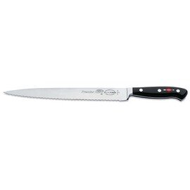 carving knife PREMIER PLUS forged wavy cut | black | blade length 21 cm product photo