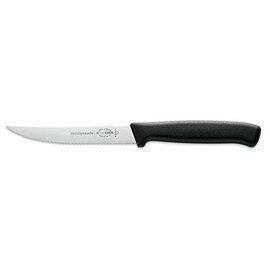 universal knife | steak knife PRO DYNAMIC wavy cut | black | blade length 11 cm product photo