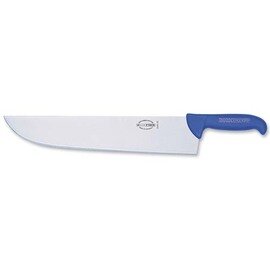 butcher block knife ERGOGRIP blue wide  | straight blade  | smooth cut  | blade length 36 cm product photo