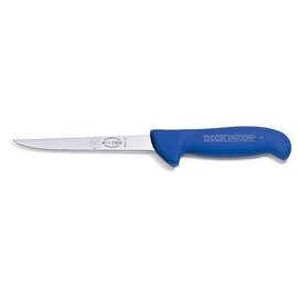 boning knife ERGOGRIP blue extra slim  | straight blade | stiff  | smooth cut  | blade length 13 cm product photo