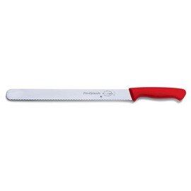 cold cuts slicing knife PRO DYNAMIC HACCP wavy cut | red | blade length 30 cm product photo