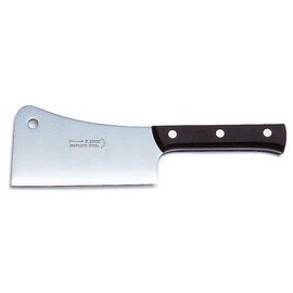 Large kitchen cleaver straight blade smooth cut | black | blade length 18 cm  L 35 cm product photo