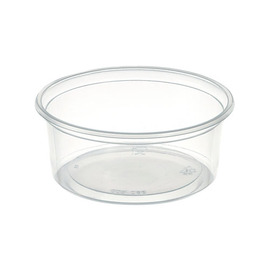 takeaway bowl 200 ml PP transparent Ø 101 mm H 37 mm product photo