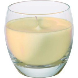 glass candle BOLZANO cream coloured  Ø 85 mm  H 89 mm | burning period 37 hours | 4 x 3 pieces product photo
