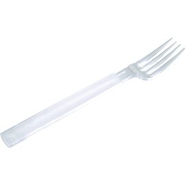 dining fork LIBRA polystyrol transparent  L 190 mm | disposable product photo