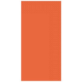 tissue napkins 3 ply fold 1/8 orange product photo