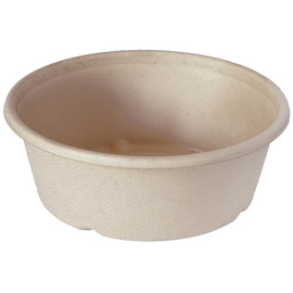 salad bowl ecoecho® brown 600 ml bagasse Ø 154 mm H 56 mm product photo