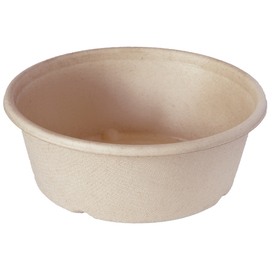 salad bowl ecoecho® brown 1200 ml bagasse Ø 194 mm H 65 mm product photo