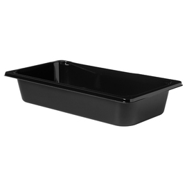 bowl CPET GN 1/3 black 325 mm x 176 mm H 60 mm 2400 ml | disposable product photo