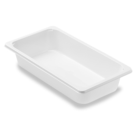 bowl CPET GN 1/3 white 325 mm x 176 mm H 60 mm 2400 ml | disposable product photo