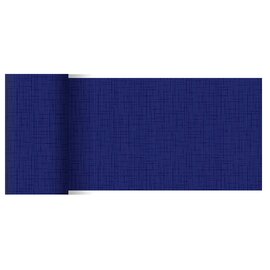 table runner Linnea DUNICEL disposable dark blue rectangular | 2000 mm  x 150 mm product photo