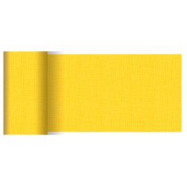 table runner Linnea DUNICEL disposable yellow rectangular | 2000 mm  x 150 mm product photo
