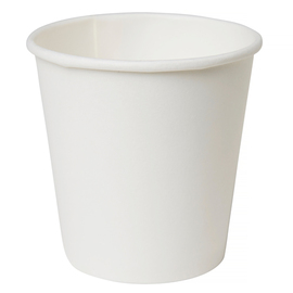 coffee mug ecoecho® disposable 120 ml PAP / PLA white 100% compostable product photo