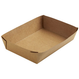 takeaway bowl 1100 ml VIKING Brick Box carton brown | 200 mm x 140 mm H 45 mm product photo