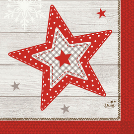 tissue napkins design COZY WINTER 3 ply fold 1/4 with decor 240 mm  x 240 mm 20 x 50 pieces product photo