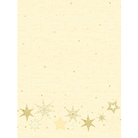 tablecloth design STAR STORIES CREAM disposable 8 x 3 pieces product photo