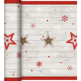 table runner Tête-à-Tête design COZY WINTER disposable 4 rolls of 24 m each | 24 m  x 0.4 m product photo