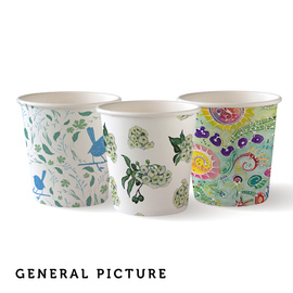 coffee mug ART SERIES disposable 120 ml paperboard PAP / PLA 100% compostable product photo