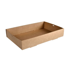 catering tray GLANCE 11.16 ltr carton brown | 450 mm x 310 mm H 60 mm product photo