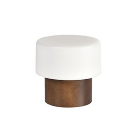 LED candle holder SISTER bamboo brown Ø 110 mm H 110 mm product photo