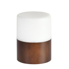 LED candle holder GOOD CONCEPT BRIGHT bamboo brown Ø 75 mm H 105 mm product photo