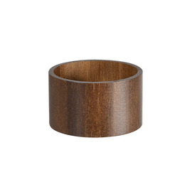 mini LED lamp holder bamboo brown with click system H 57 mm Ø 33 mm product photo