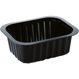 PP bowl 470 ml black | disposable 138 mm x 114 mm H 53 mm product photo