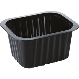 PP bowl 630 ml black | disposable 138 mm x 114 mm H 70 mm product photo