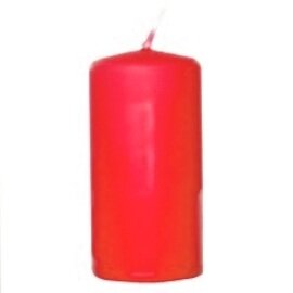 pillar candles red round  Ø 60 mm  H 130 mm | burning period 35 hours product photo
