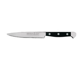 tomato knife ALPHA blade steel wavy cut | black | blade length 13 cm product photo