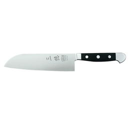 santoku ALPHA blade steel | black | blade length 18 cm product photo