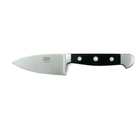 hard cheese knife ALPHA blade steel | black | blade length 10 centimeters product photo