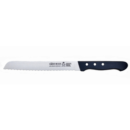 bread knife BETA blade steel wavy cut | riveted | black | blade length 20 cm product photo