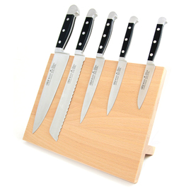 magnetic knifedesk wood beech magnetic suitable for 5 knives product photo