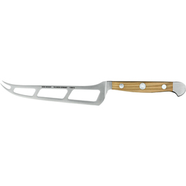 cheese knife ALPHA OLIVE blade steel tooth grinding | blade length 15 cm product photo