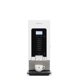 hot beverage automat OPTIVEND 32s NG white | 3 product containers product photo
