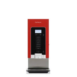 hot beverage automat OPTIVEND 32s NG red | 3 product containers product photo