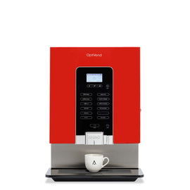 hot beverage automat OPTIVEND 43 NG red | 4 product containers product photo