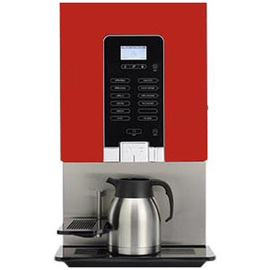hot beverage automat OPTIVEND 53 TS NG red | 5 product containers product photo