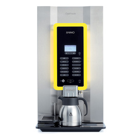 hot beverage automat OPTIFRESH 4 NG black | stainless steel | 4 product containers product photo