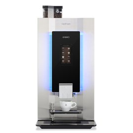 hot beverage automat OPTIFRESH BEAN 2 TOUCH black | stainless steel | 2 product containers product photo