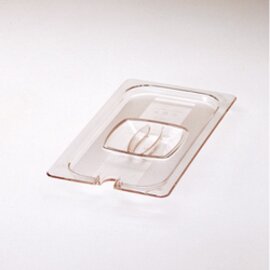 hard lid GN 1/6 polycarbonate transparent | spoon recess product photo