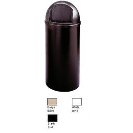 container CLASSIC MARSHAL 95 l plastic black pusht top lid Ø 451 mm  H 1067 mm product photo