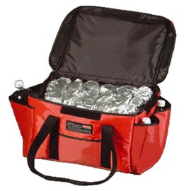 food transport bag red  • insulated  | 301 mm  x 304 mm  H 304 mm product photo
