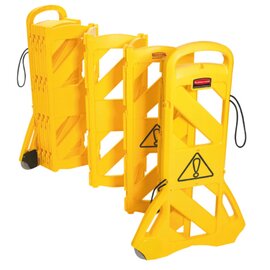 Mobile shut-off system plastic polyethylene yellow  L 4 m  H 1.0 m product photo