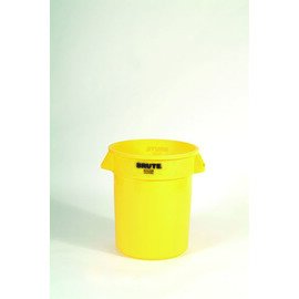 container BRUTE CONTAINER 121 ltr plastic yellow Ø 559 mm  H 692 mm product photo