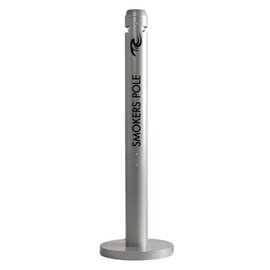 ash column SMOKERS POLE aluminium silver coloured floor model  Ø 102 mm  H 1079 mm product photo